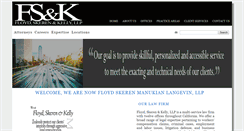 Desktop Screenshot of fsklaw.com